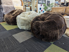 Bean Bag Colossus (Natural Longwool) MADE TO ORDER